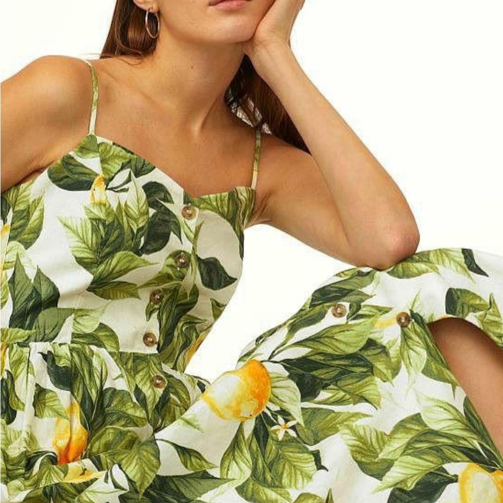 H&M Lemon Print Sundress
